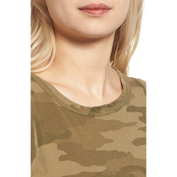 CURRENT ELLIOTT THE MUSCLE TEE CAMO $118 SZ 0 - Picture 3 of 3